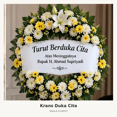 Krans Bunga Duka Citeureup